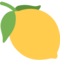 Lemon emoji on Twitter